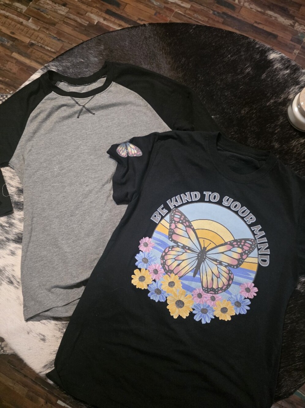 2-Piece Graphic & Raglan Top Bundle